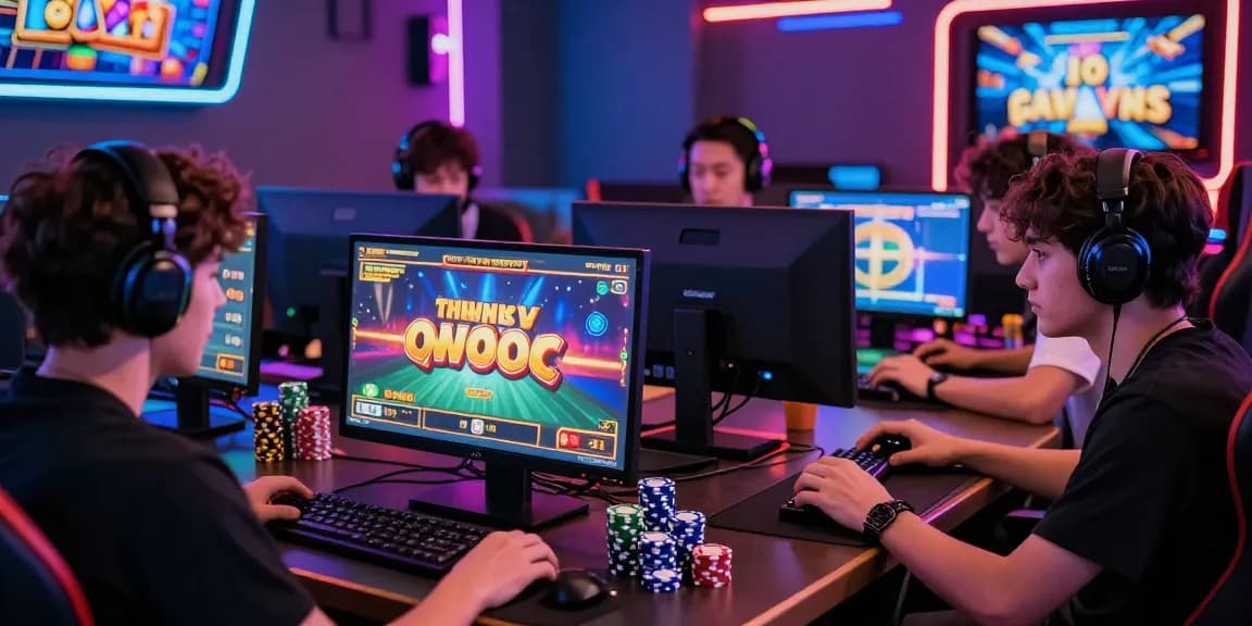 Pengalaman bermain SLOT GACOR yang seru dengan pemain antusias dan grafik penuh warna.