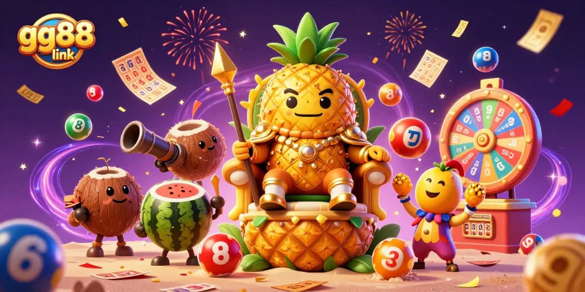 Experience thrilling gameplay with gg88 link showcasing vibrant casino elements and joyful characters.