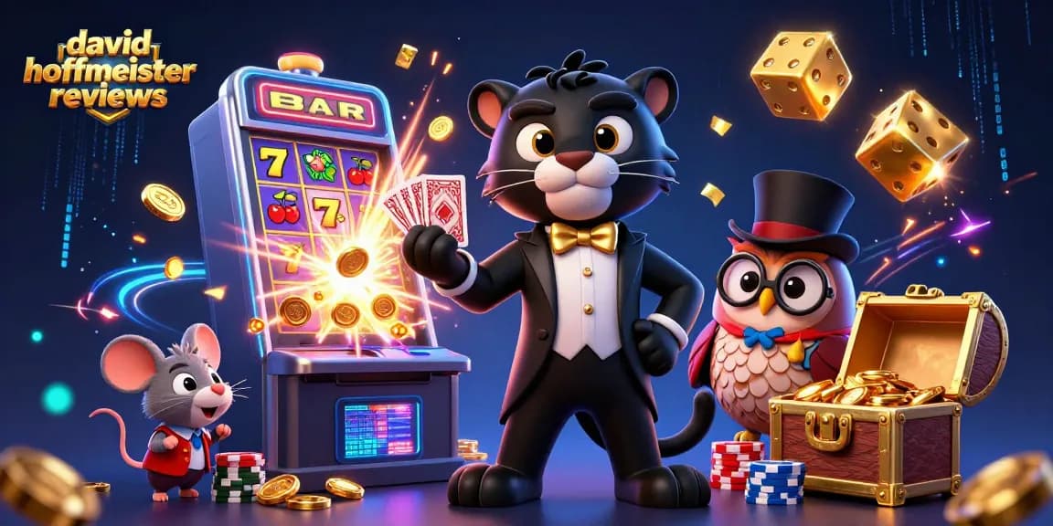 Experience the excitement of casino gaming with david hoffmeister reviews in this vibrant 3D illustration.