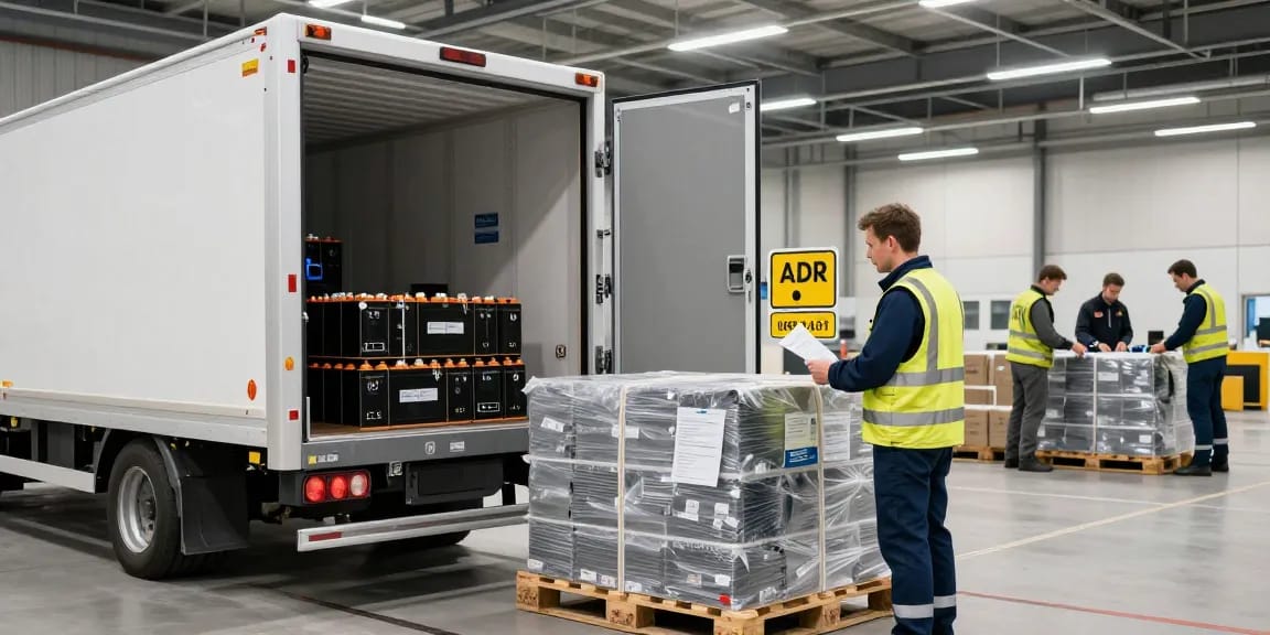 Batterie Transport Dortmund: ADR-zertifizierter Transport mit Lithium-Batterien und sicherer Verpackung in Dortmund.