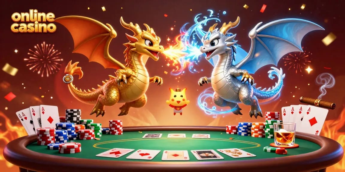 Gioca nei migliori online casino con draghi 3D che evocano fuoco e ghiaccio, immersi nell'azione.