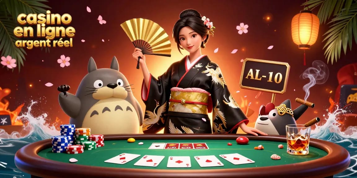 Découvrez l'excitation du jeu d'argent réel au casino en ligne argent réel avec des illustrations 3D vibrantes.