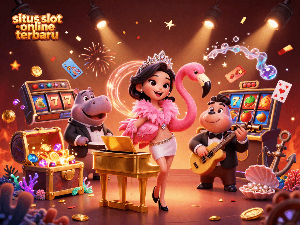 Permainan situs slot online terbaru dengan keberuntungan slot dan kemewahan kasino di lautan yang semarak.
