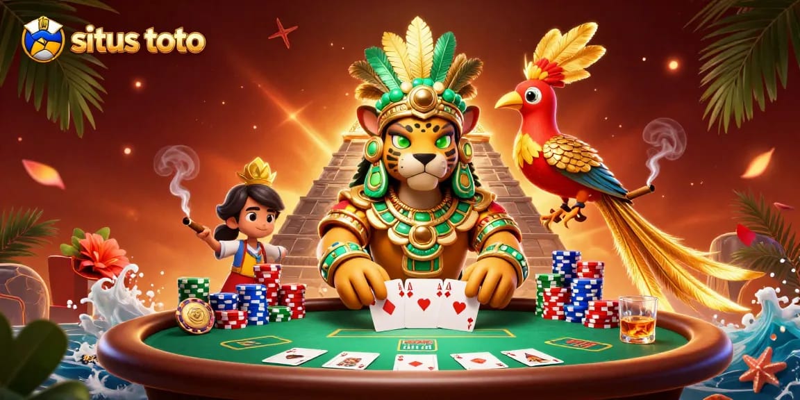 Engage in situs toto action with vibrant gambling elements and stunning visuals of Mayan mythology.