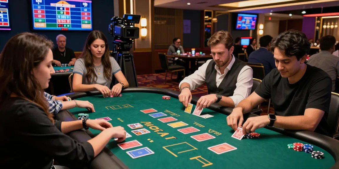 Engaging live Andar Bahar casino game atmosphere with real dealers and diverse players, showcasing excitement and instant withdrawals.