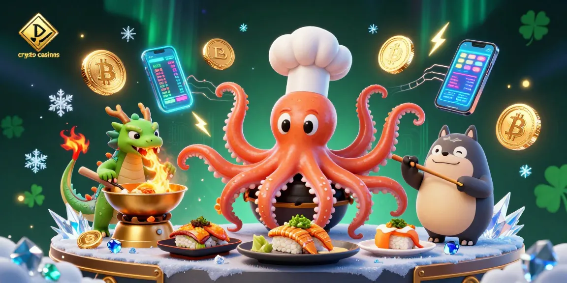 Gagnez avec les crypto casinos en jouant dans un univers vibrant et dynamique rempli de pièces et d'effets visuels.