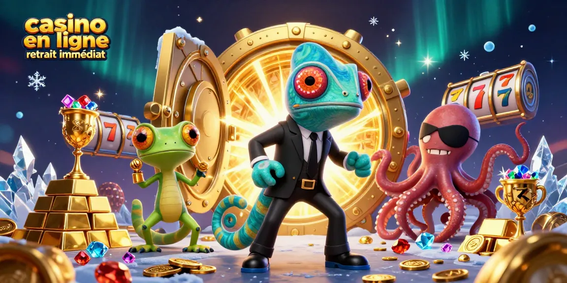 Profitez des retraits immédiats dans notre casino en ligne avec des personnages animés captivants.