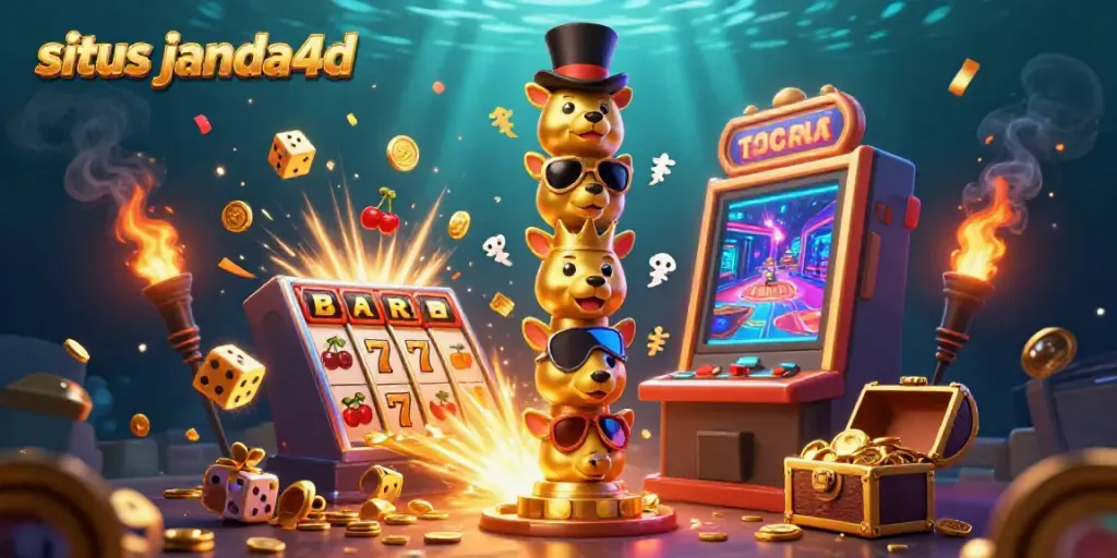 Menangkan jackpot yang mengagumkan di situs janda4d dengan tema kasino berwarna cerah dan energik.