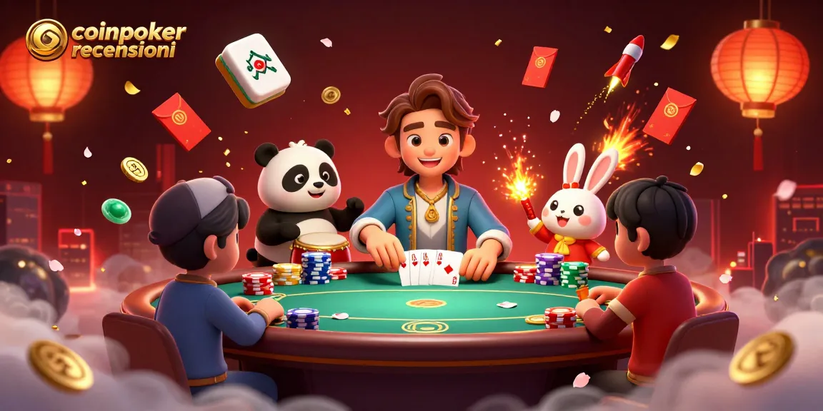 Coinpoker recensioni: gioca a poker online mentre celebri i tuoi successi con fuochi d'artificio e personaggi adorabili.