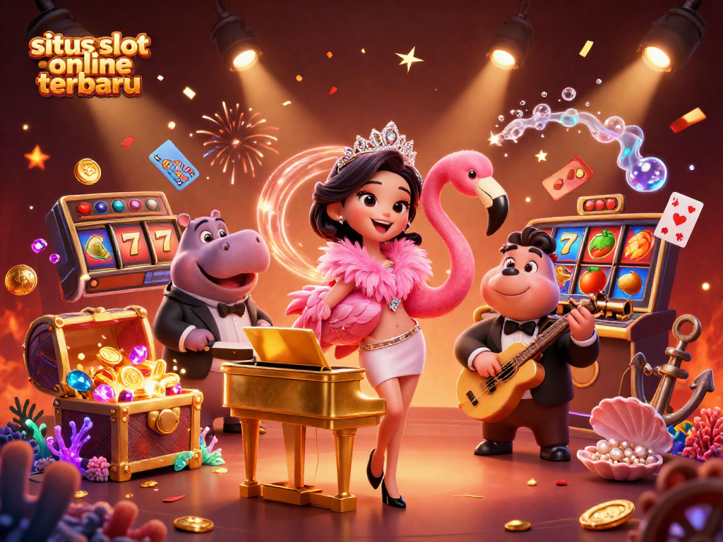 Permainan situs slot online terbaru dengan keberuntungan slot dan kemewahan kasino di lautan yang semarak.