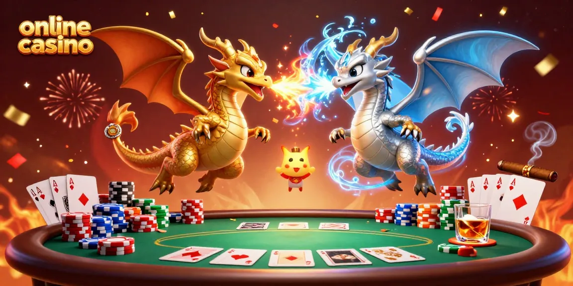 Gioca nei migliori online casino con draghi 3D che evocano fuoco e ghiaccio, immersi nell'azione.