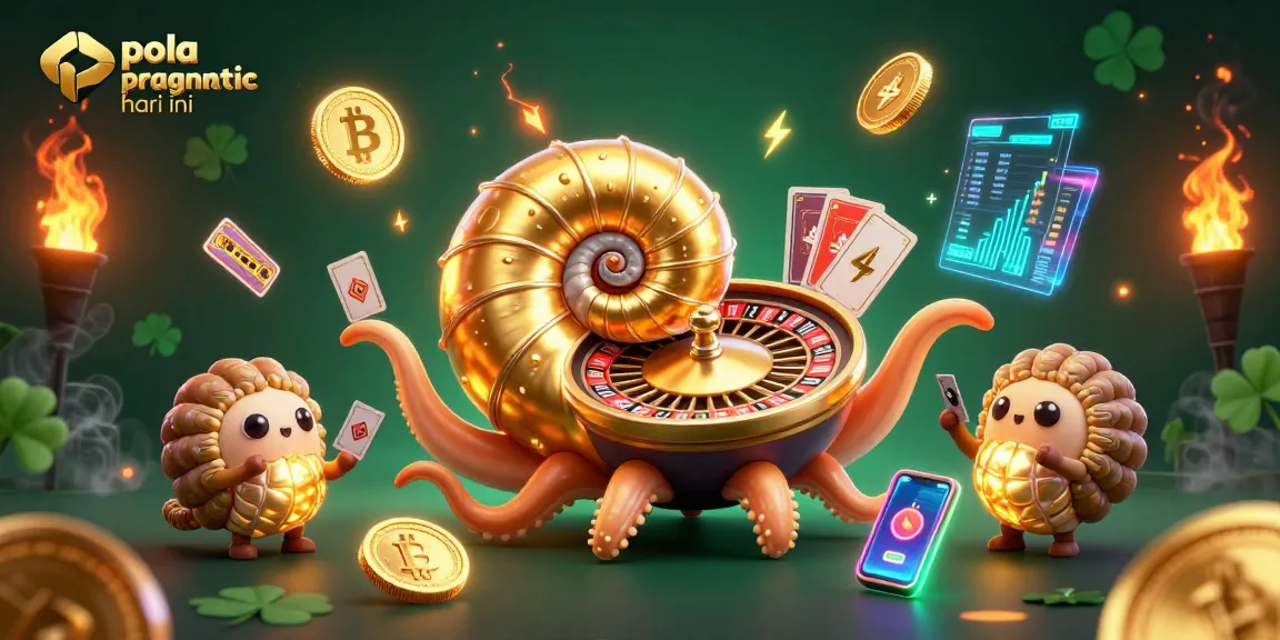 Experience pola pragmatic hari ini through this vibrant casino-themed illustration showcasing engaging elements.