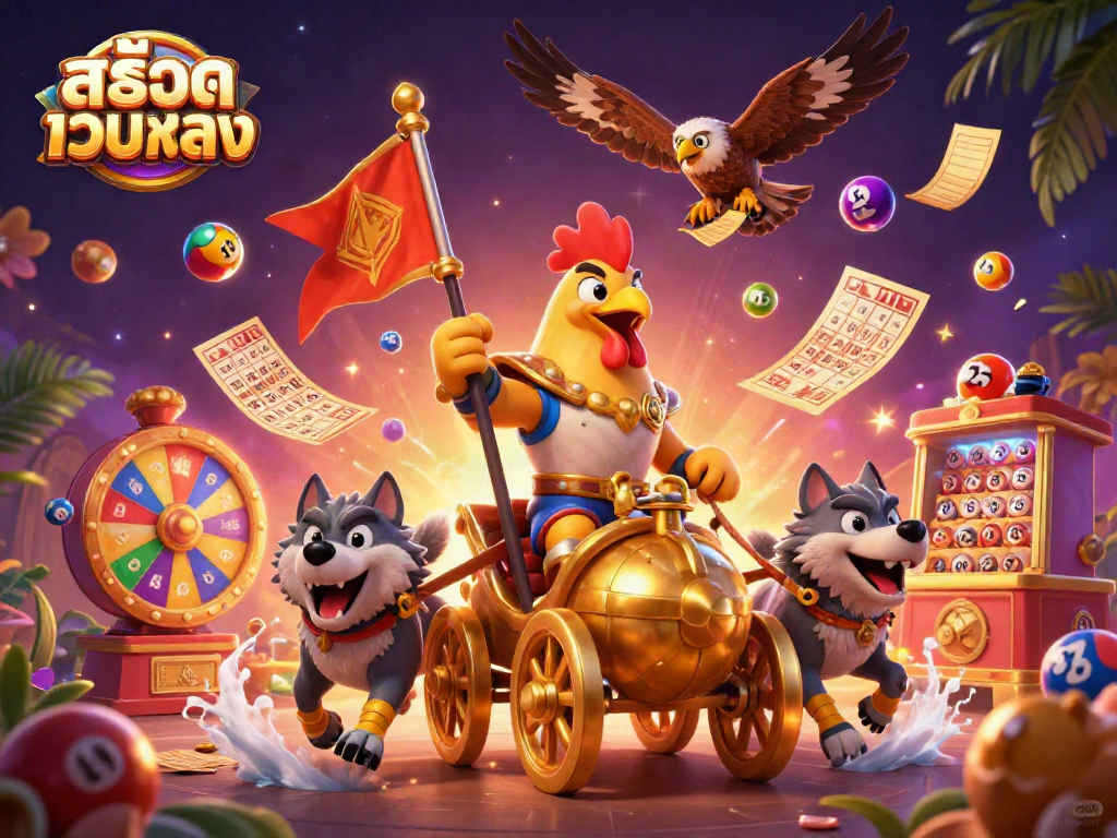 Engage with สล็อตเว็บตรง gaming excitement amidst bouncing lottery balls and dynamic prize elements