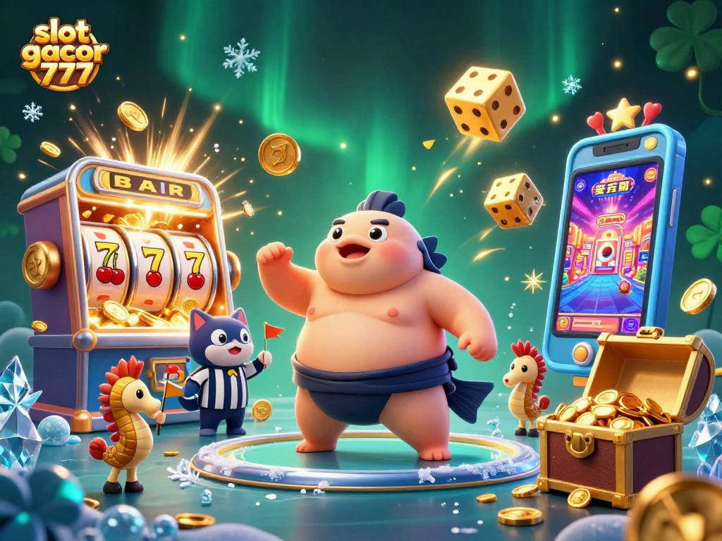 Engage with slot gacor 777 in a vibrant underwater casino theme featuring dynamic games and characters.