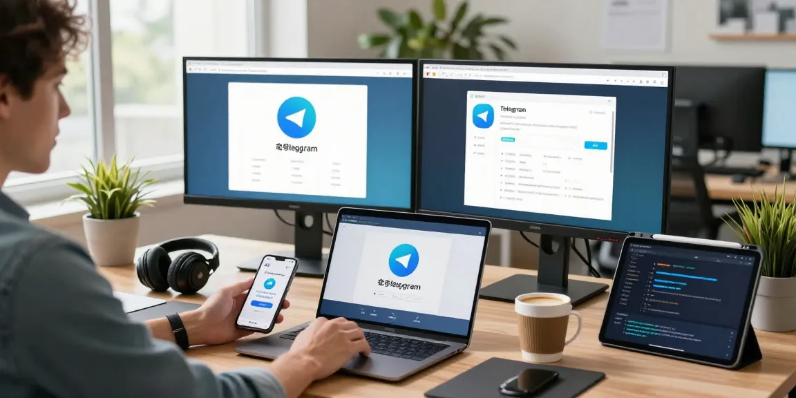 Explore essential telegram china features in a modern tech workspace.