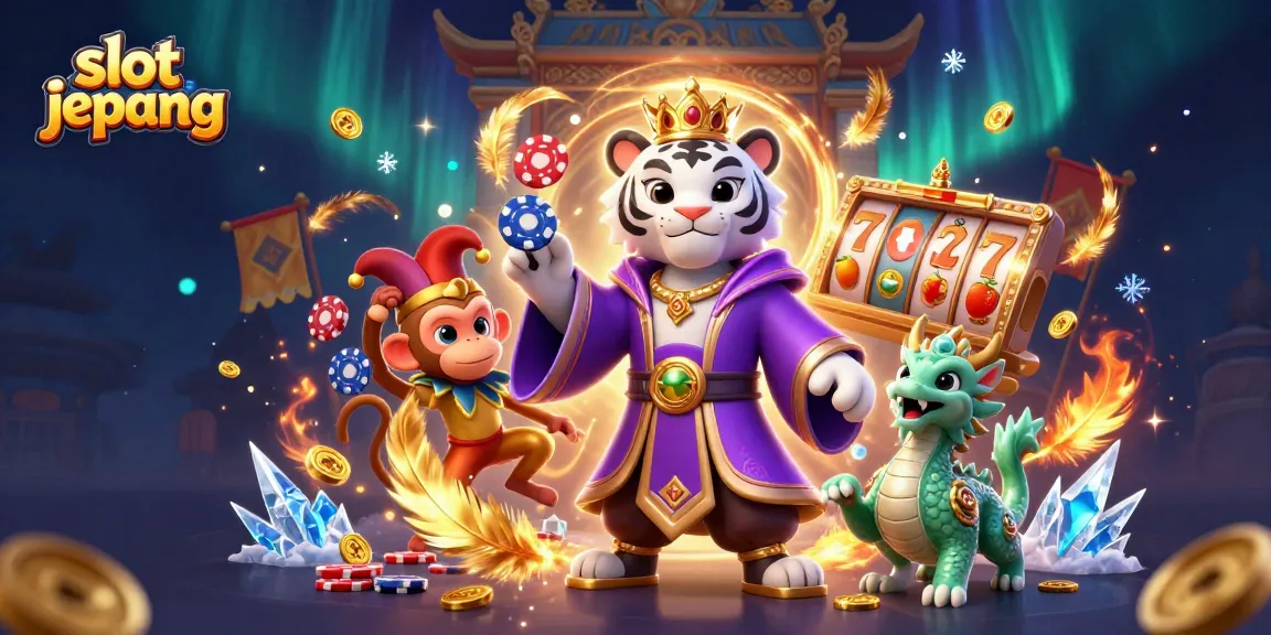 Play thrilling slot jepang with luxurious characters and vibrant casino elements.