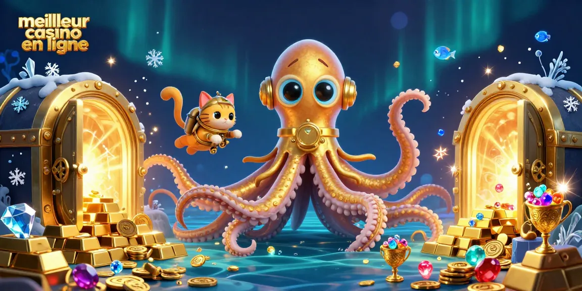 Vivez des aventures palpitantes au meilleur casino en ligne avec des personnages 3D fantaisistes et des éléments de trésor.