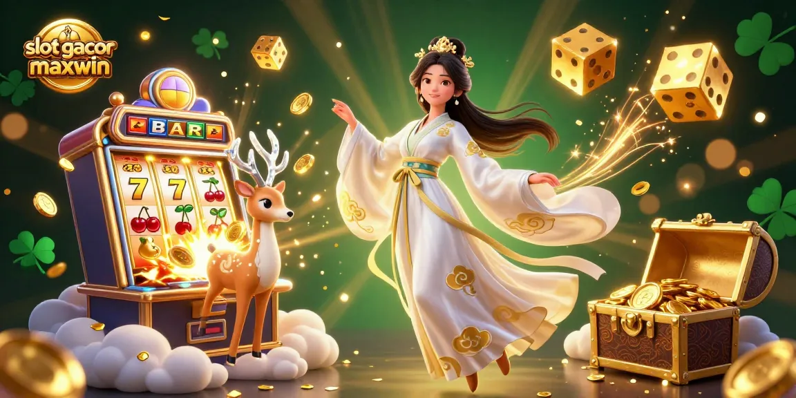 Rasakan sensasi slot gacor maxwin dengan adegan kasino dinamis yang menampilkan permainan berwarna-warni dan visual yang kaya.