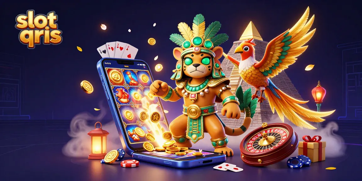 Experience thrilling gameplay with slot qris in an animated setting filled with excitement and winning opportunities.