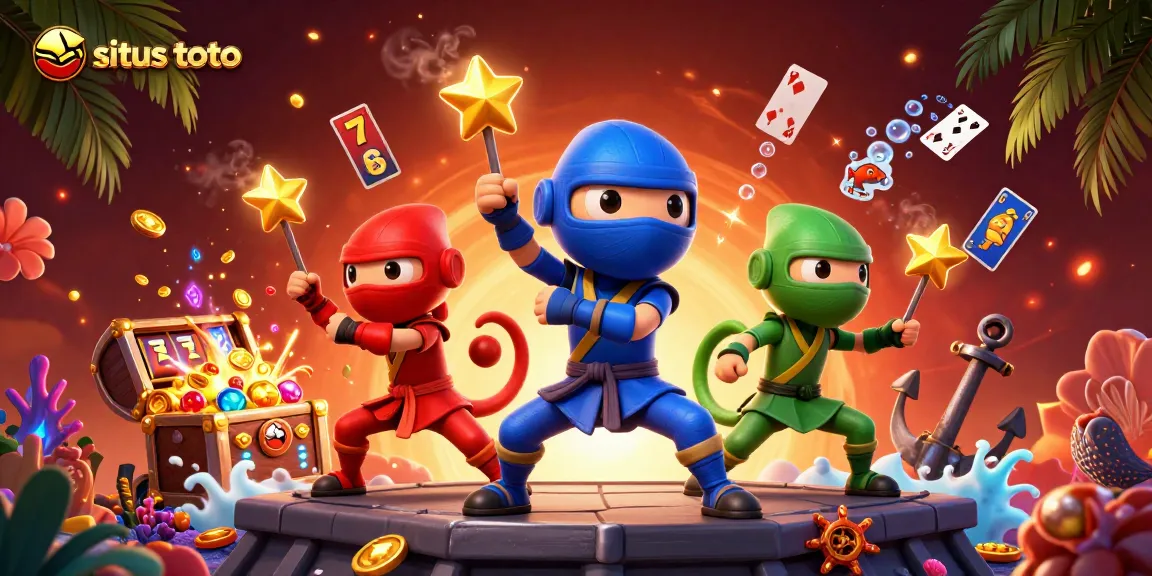 Engage with situs toto through dynamic 3D casino action featuring chameleons and slot elements.