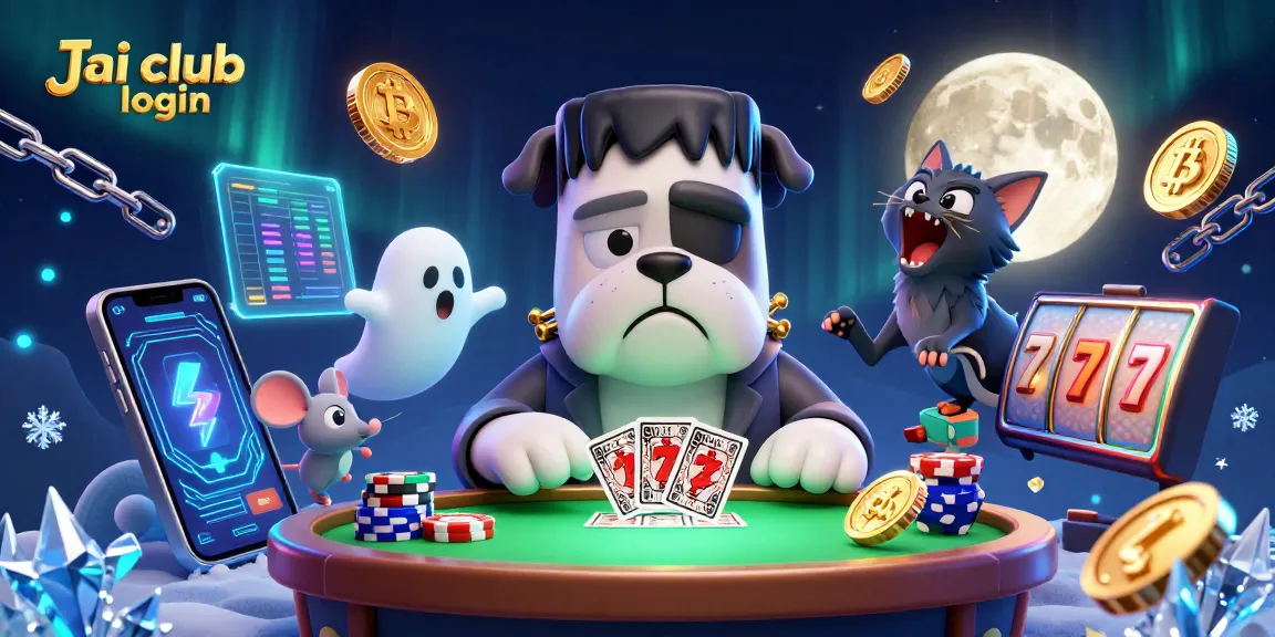 Engage in thrilling gameplay with Jai club login as you enjoy cards dealt by a 3D bulldog monster.