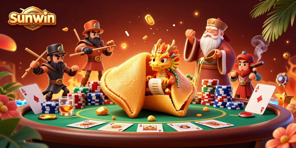 Experience thrilling action at sunwin with vibrant casino elements and engaging characters in a dynamic scene