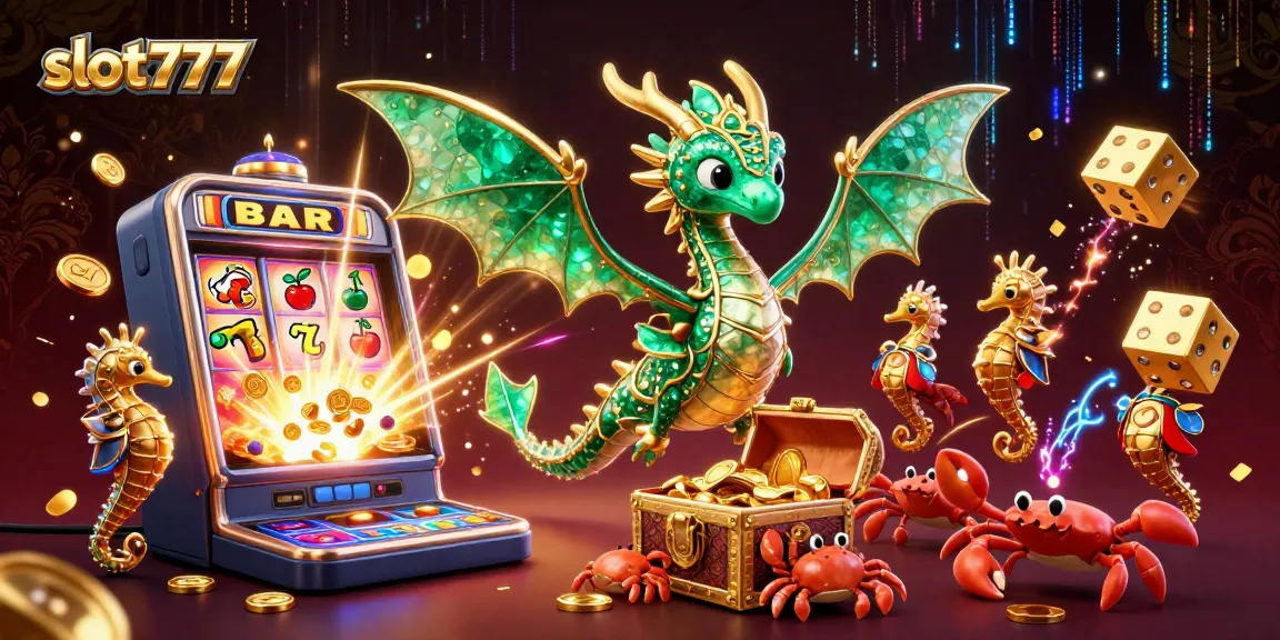 Experience the thrill of slot777 with dynamic jackpot illustrations and immersive casino elements.