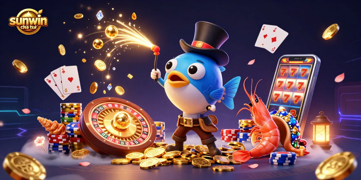 Experience excitement with sunwin chính thức as deep-sea characters attract jackpot coins.