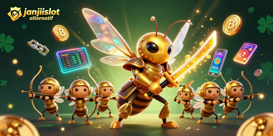Engage in thrilling gameplay with janjislot alternatif showcasing captivating crypto and gaming elements.